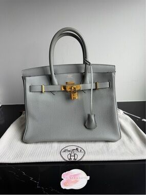 Hermes Birkin 30 Togo Leather  with Gold Hardware